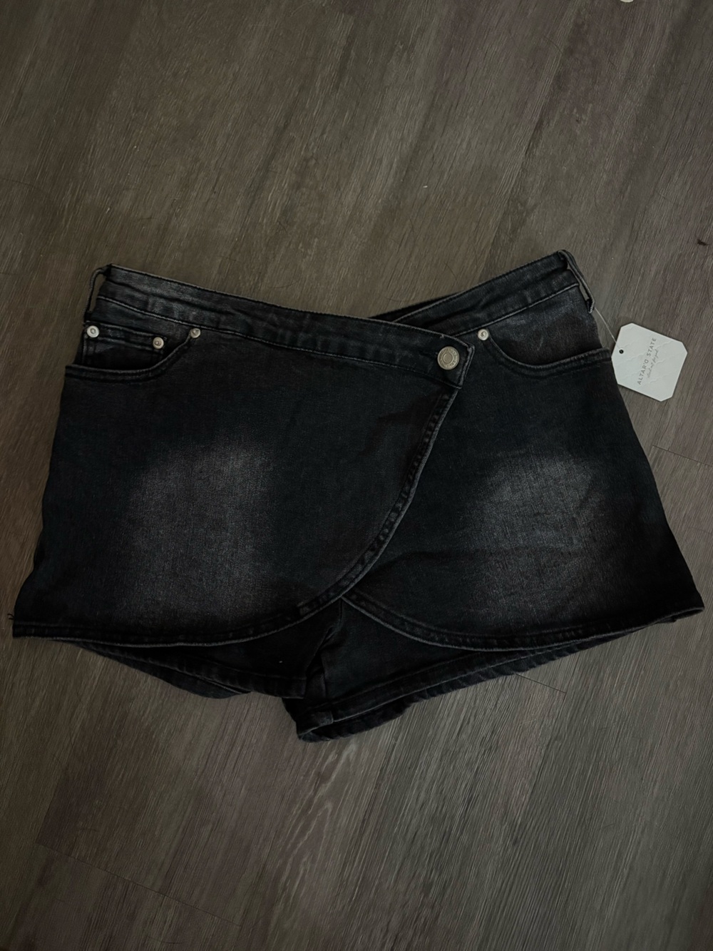NWT Alter’d State Black Demin Skort Sz Medium